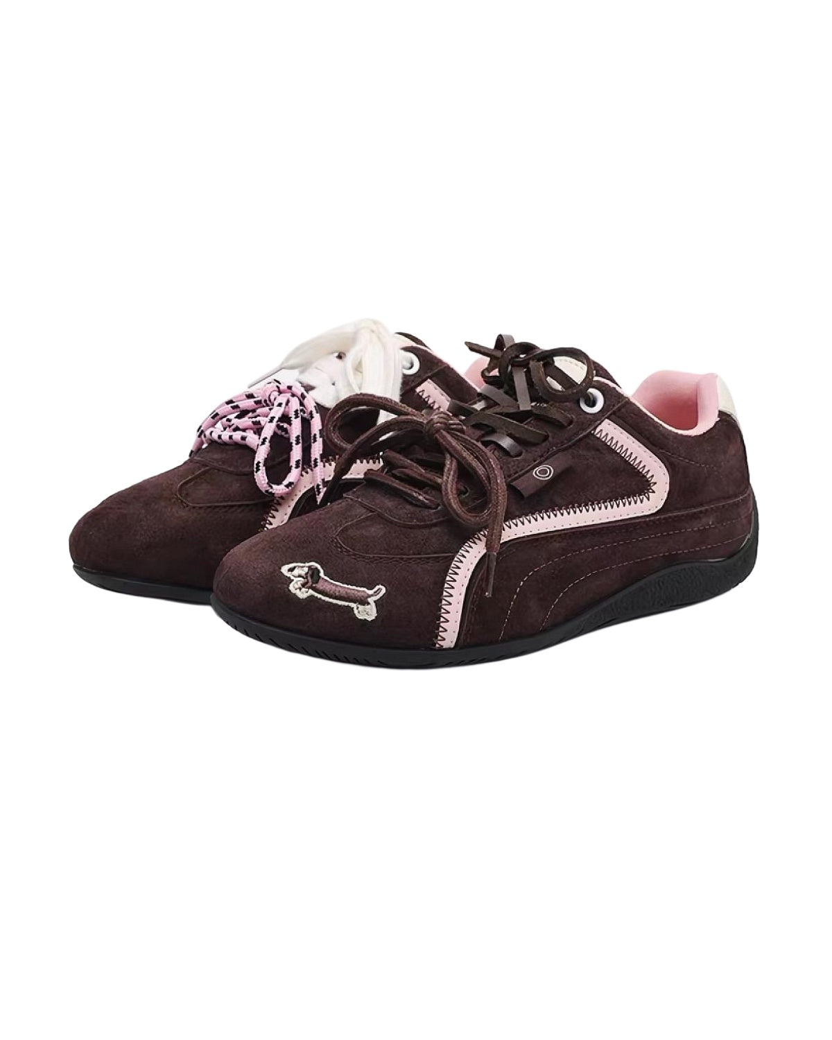 Color Block Patchwork  Sport Shoes In Pairs