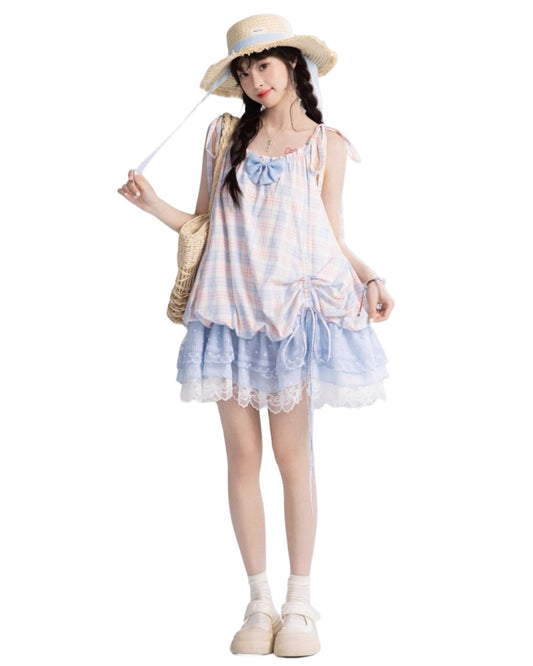 Kawaii Puff Babydoll Set