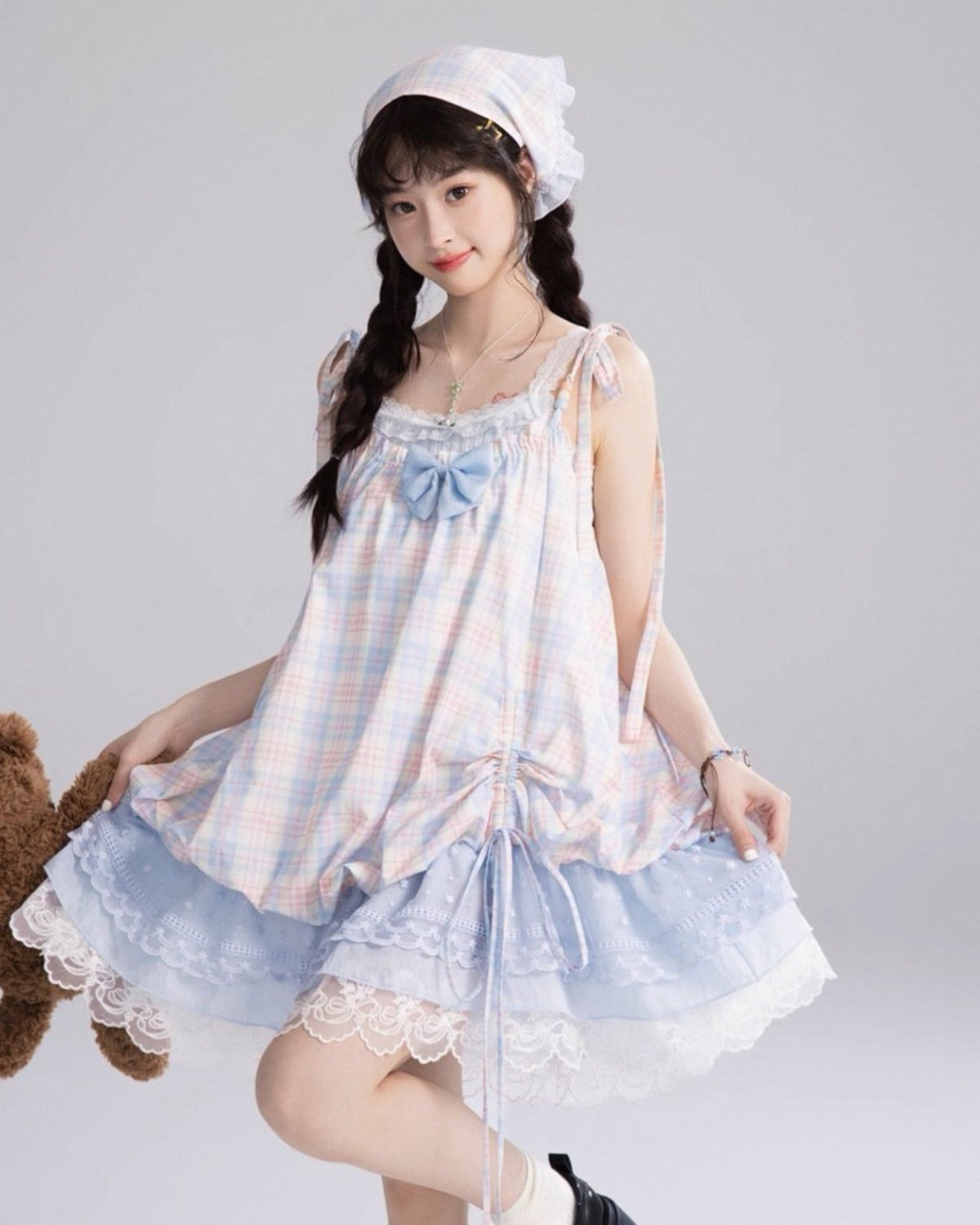 Kawaii Puff Babydoll Set