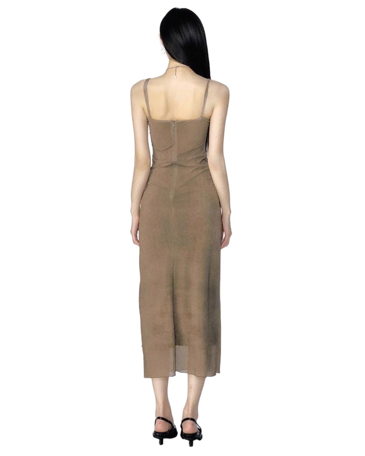 Mori Mesh Slip Dress
