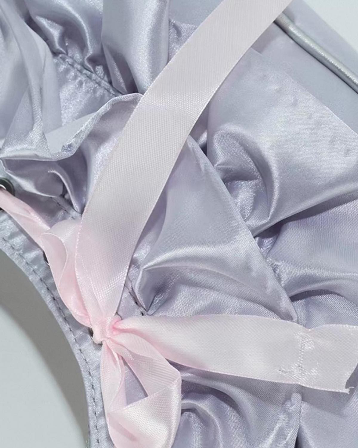Soft Cloth Shoulder Bag Bow Detail