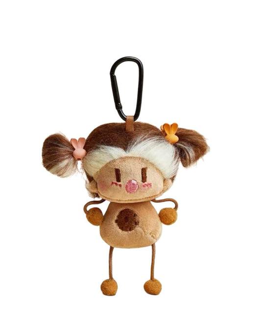 Wild Hair Doll Keychain
