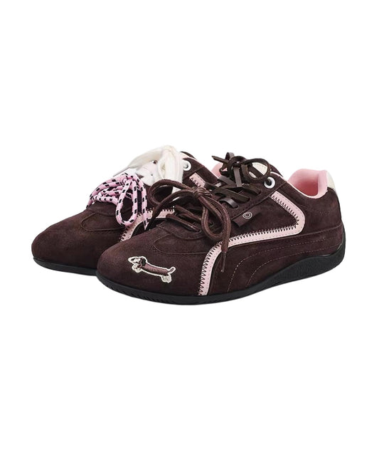 Color Block Patchwork  Sport Shoes In Pairs