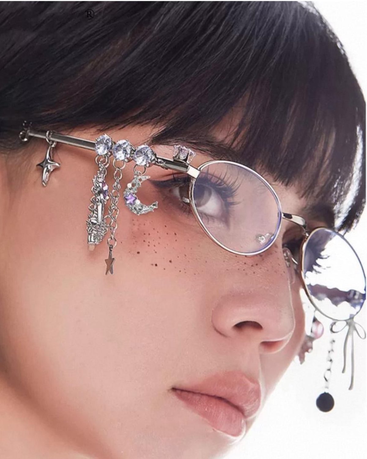 Kawaii Charms Glasses Left Side