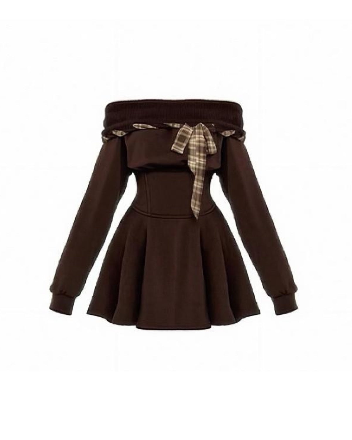 Off-Shoulder Mini Dress By Itself