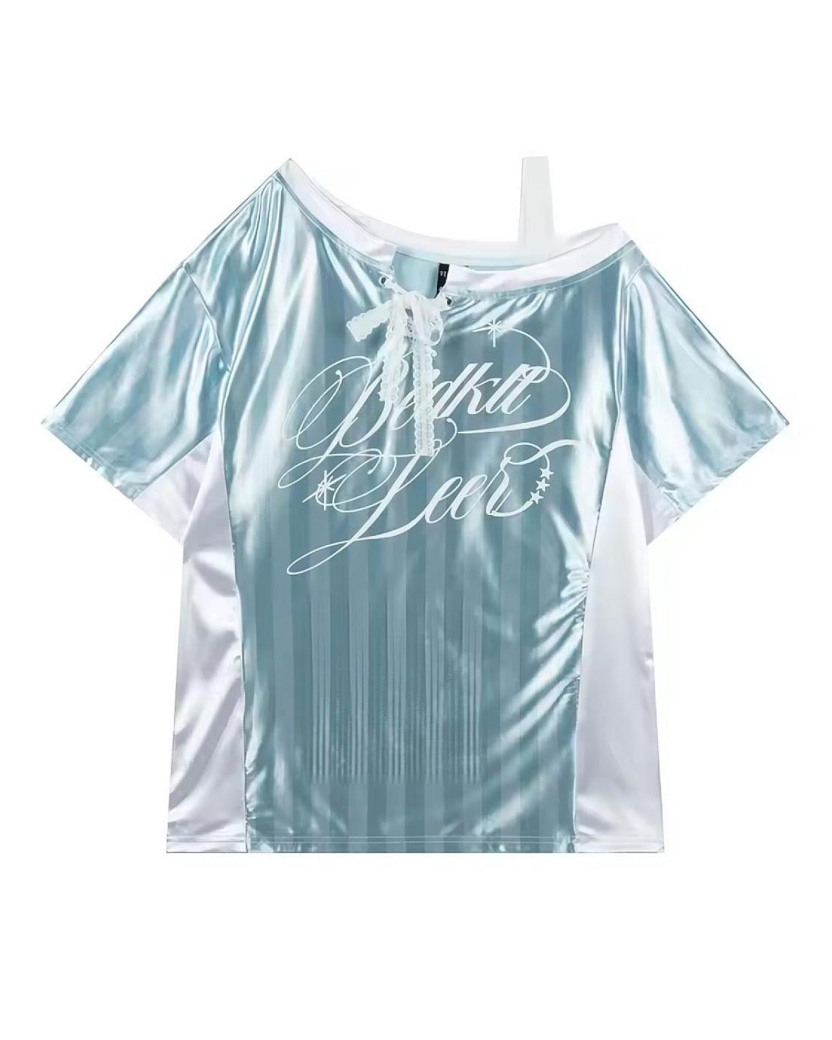 Off-Shoulder Retro T-Shirt By Itself